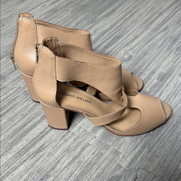 ANTONIO MELANI Shoes - ANTONIO MELANI Nude Women's Heeled Sandals Size 8